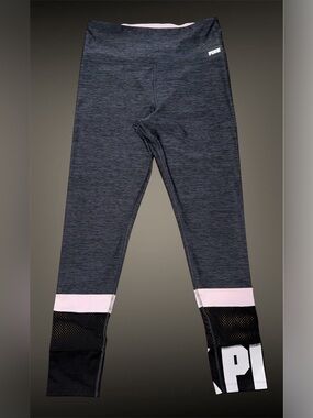 Victoria's Secret PINK Ultimate High-Waist Colorblock Mesh Leggings size L